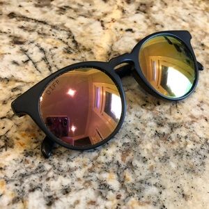 Diff eyewear polarized mirror sunglasses